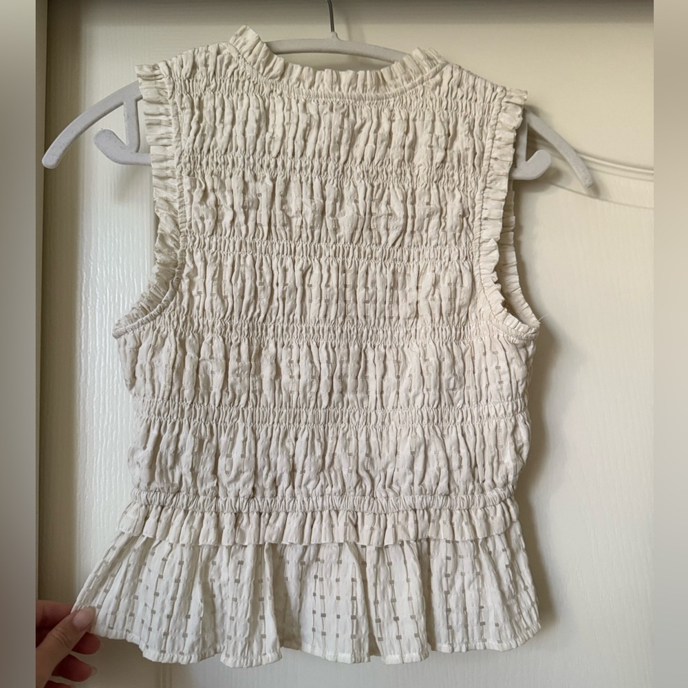 Rails White Ruffle Blouse - Picture 3 of 5